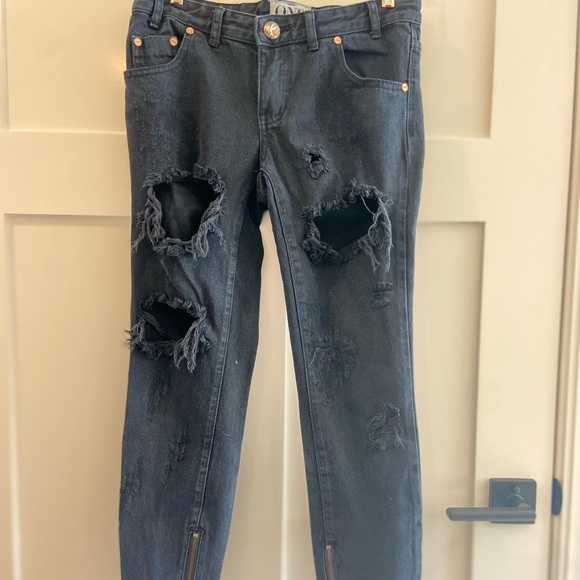 One Teaspoon Distressed blue jeans - Picture 3 of 3